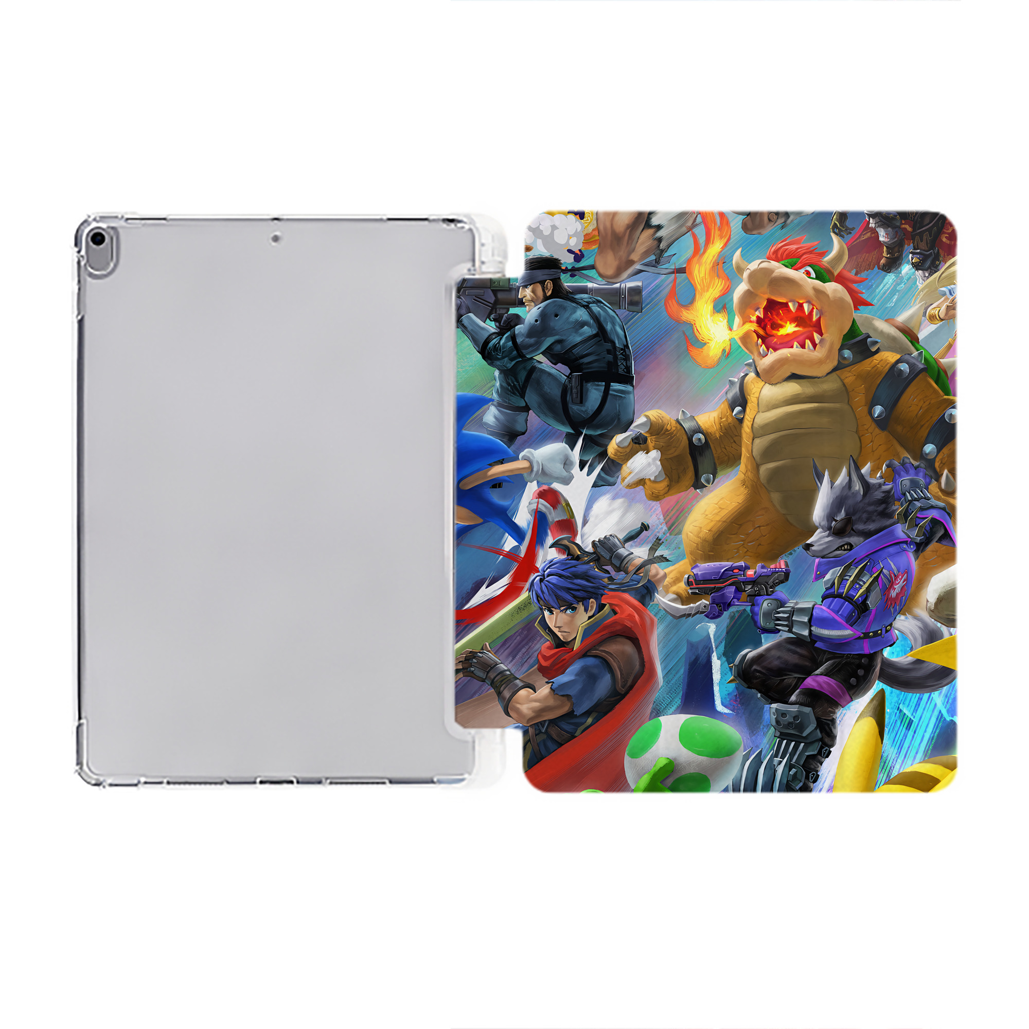 （画像用） ポケットモンスター Pokémon IPad ケース ペン収納付き 三つ折りスタンド PUレザー×シリコン 対応機種9.5/10.5/10.9インチ
